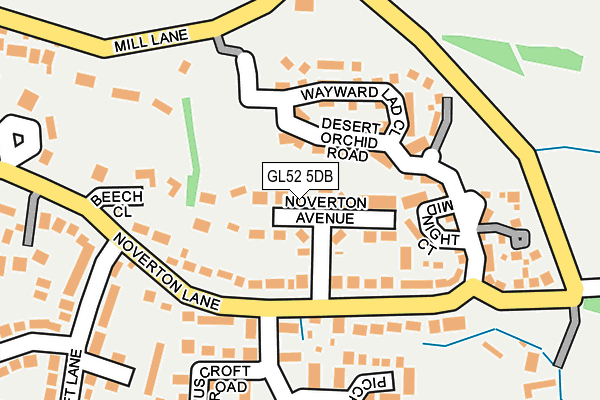 Map of COUNSELLING & PSYCHOTHERAPY SERVICES (CHELTENHAM) LIMITED at local scale