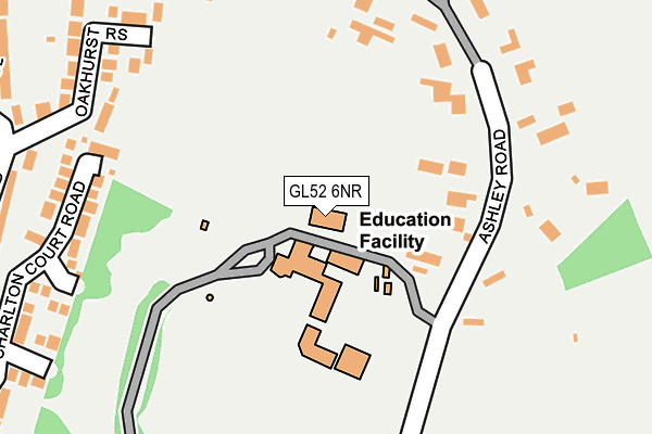 GL52 6NR map - OS OpenMap – Local (Ordnance Survey)
