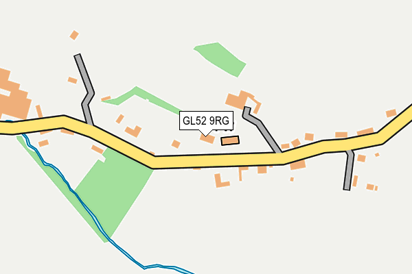 GL52 9RG map - OS OpenMap – Local (Ordnance Survey)