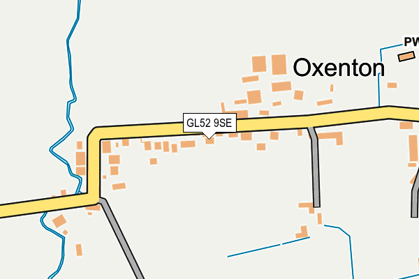 GL52 9SE map - OS OpenMap – Local (Ordnance Survey)