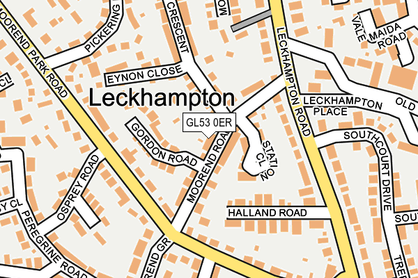 GL53 0ER map - OS OpenMap – Local (Ordnance Survey)