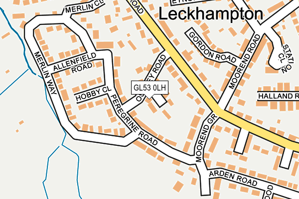 GL53 0LH map - OS OpenMap – Local (Ordnance Survey)