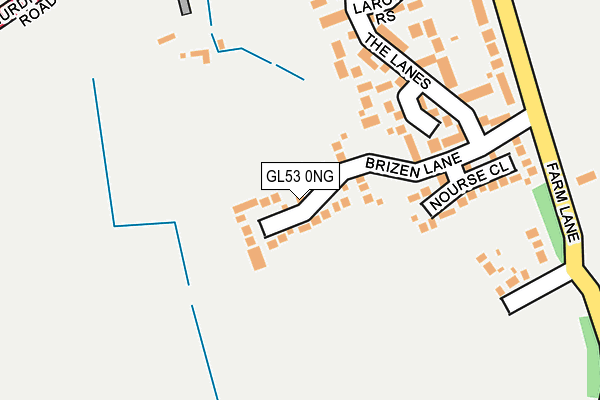 GL53 0NG map - OS OpenMap – Local (Ordnance Survey)