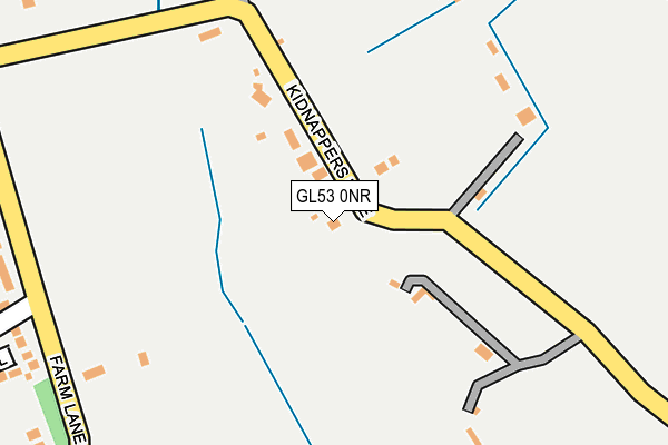 GL53 0NR map - OS OpenMap – Local (Ordnance Survey)