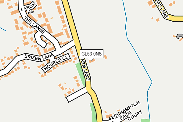 GL53 0NS map - OS OpenMap – Local (Ordnance Survey)