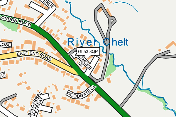 Map of INTLED LTD at local scale