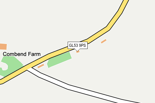 GL53 9PS map - OS OpenMap – Local (Ordnance Survey)