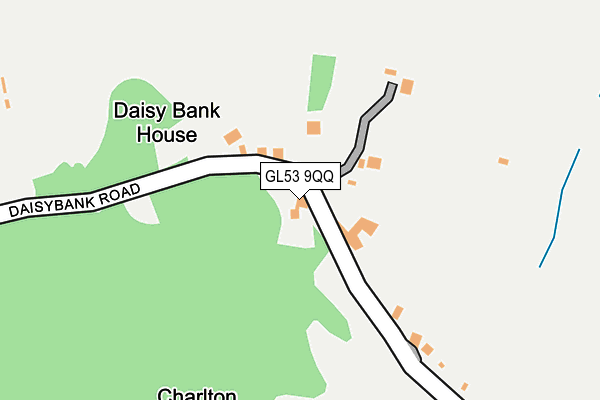 GL53 9QQ map - OS OpenMap – Local (Ordnance Survey)