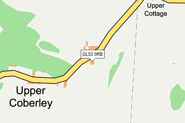 GL53 9RB map - OS OpenMap – Local (Ordnance Survey)