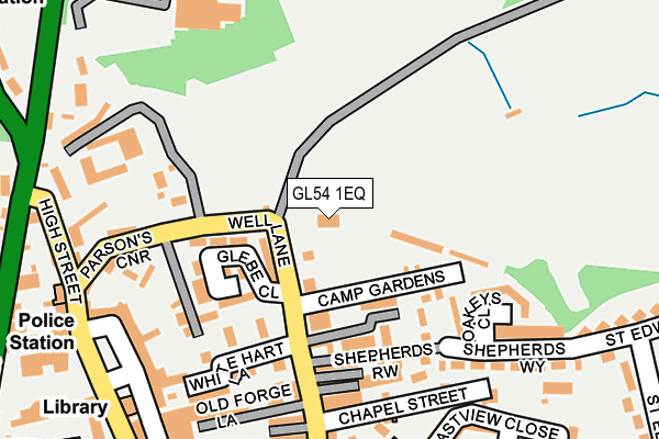 GL54 1EQ map - OS OpenMap – Local (Ordnance Survey)