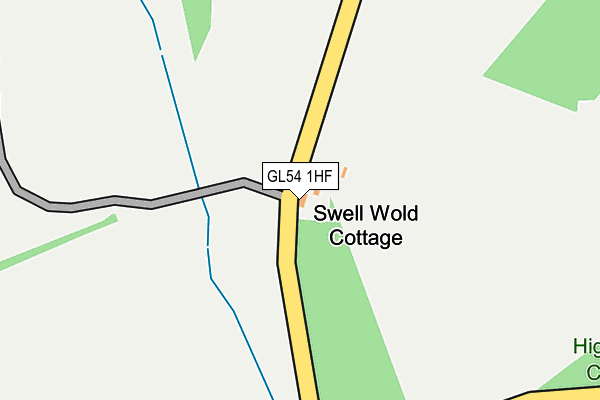 GL54 1HF map - OS OpenMap – Local (Ordnance Survey)
