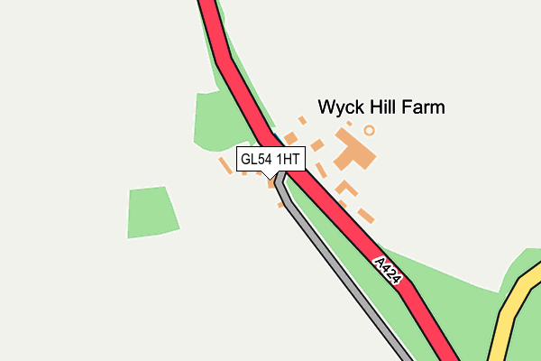 GL54 1HT map - OS OpenMap – Local (Ordnance Survey)