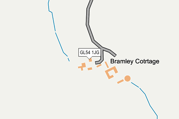 GL54 1JG map - OS OpenMap – Local (Ordnance Survey)