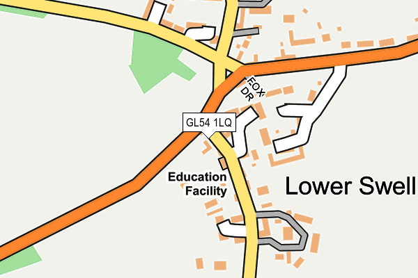 GL54 1LQ map - OS OpenMap – Local (Ordnance Survey)