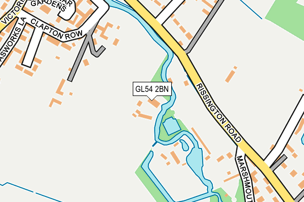 GL54 2BN map - OS OpenMap – Local (Ordnance Survey)