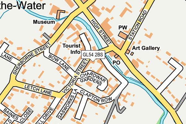 GL54 2BS map - OS OpenMap – Local (Ordnance Survey)