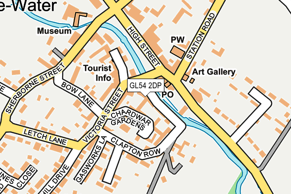 GL54 2DP map - OS OpenMap – Local (Ordnance Survey)