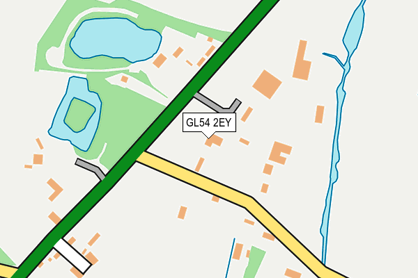 GL54 2EY map - OS OpenMap – Local (Ordnance Survey)