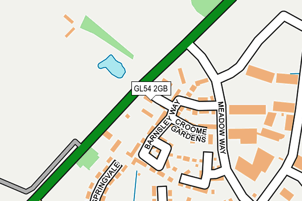 GL54 2GB map - OS OpenMap – Local (Ordnance Survey)