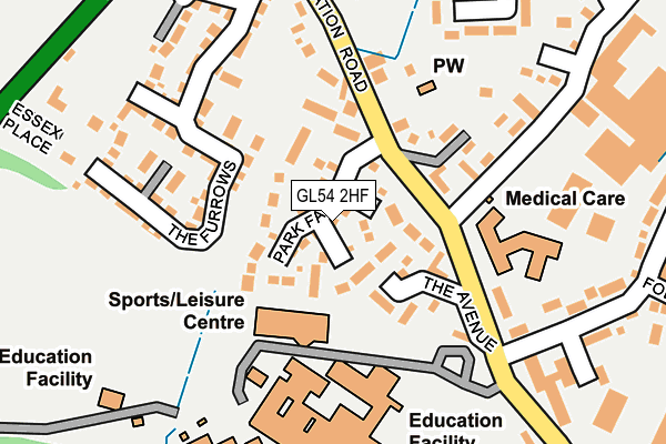 Map of COTSWOLD BAGUETTES LTD at local scale