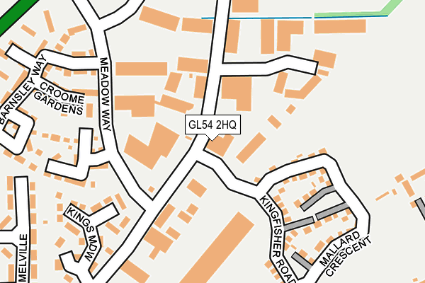 GL54 2HQ map - OS OpenMap – Local (Ordnance Survey)