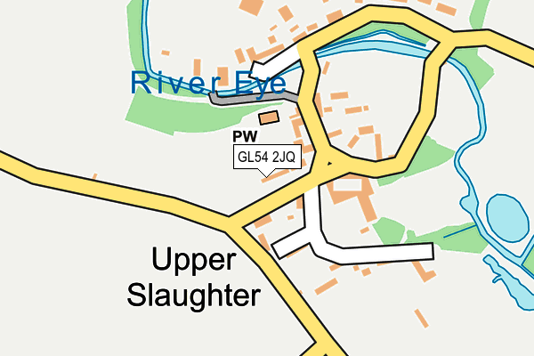 GL54 2JQ map - OS OpenMap – Local (Ordnance Survey)