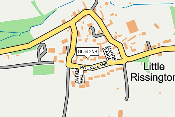 GL54 2NB map - OS OpenMap – Local (Ordnance Survey)