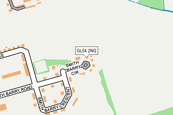GL54 2NQ map - OS OpenMap – Local (Ordnance Survey)