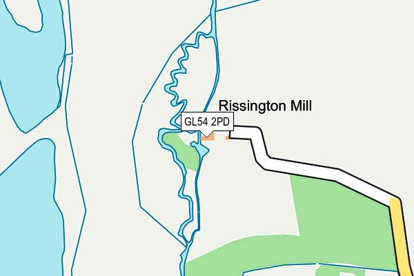 GL54 2PD map - OS OpenMap – Local (Ordnance Survey)