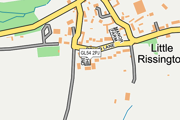 GL54 2PJ map - OS OpenMap – Local (Ordnance Survey)