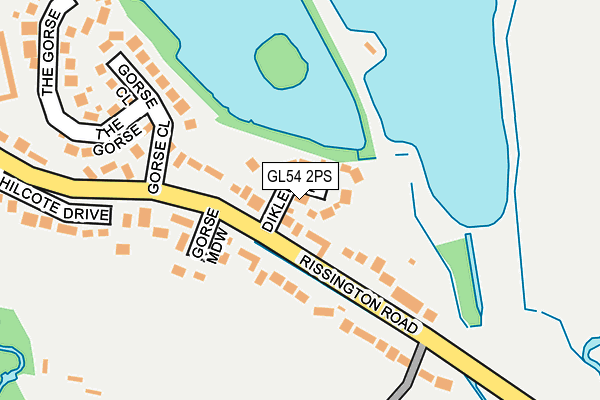 GL54 2PS map - OS OpenMap – Local (Ordnance Survey)