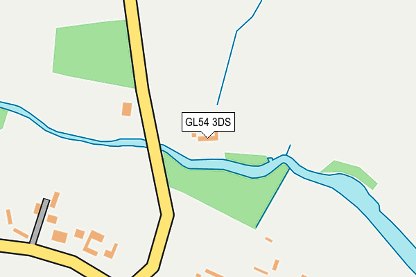 GL54 3DS map - OS OpenMap – Local (Ordnance Survey)