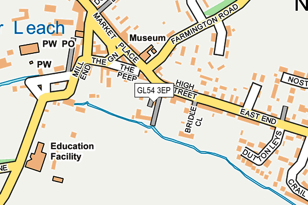 GL54 3EP map - OS OpenMap – Local (Ordnance Survey)