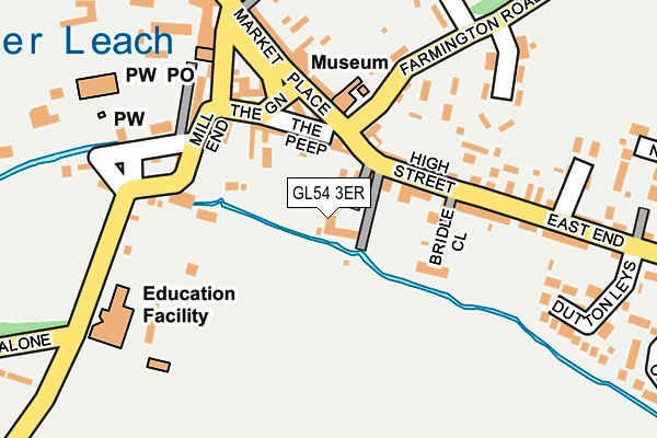 GL54 3ER map - OS OpenMap – Local (Ordnance Survey)