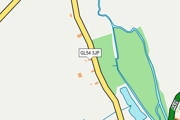 GL54 3JP map - OS OpenMap – Local (Ordnance Survey)