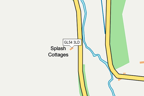 GL54 3LD map - OS OpenMap – Local (Ordnance Survey)