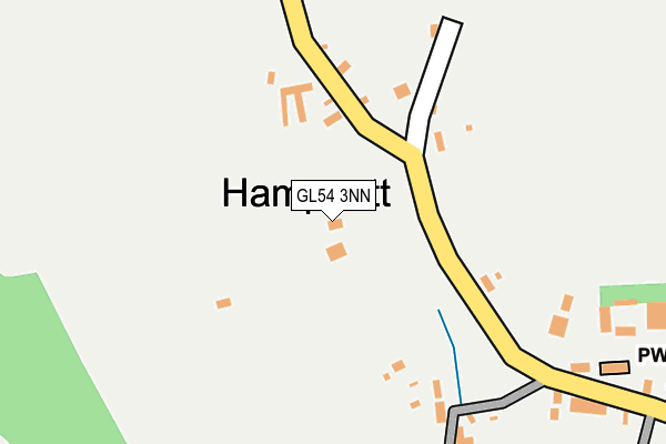 GL54 3NN map - OS OpenMap – Local (Ordnance Survey)