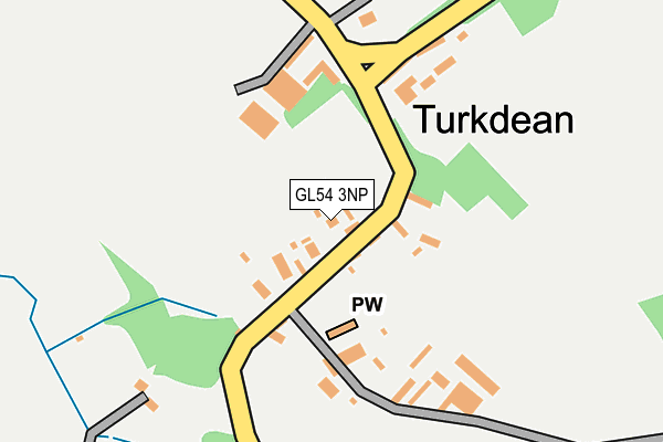GL54 3NP map - OS OpenMap – Local (Ordnance Survey)