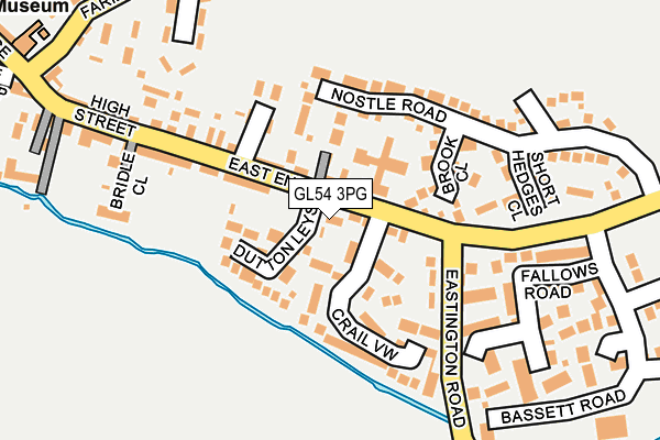 GL54 3PG map - OS OpenMap – Local (Ordnance Survey)