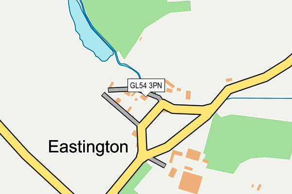 GL54 3PN map - OS OpenMap – Local (Ordnance Survey)