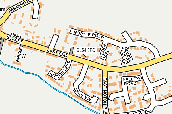 GL54 3PQ map - OS OpenMap – Local (Ordnance Survey)