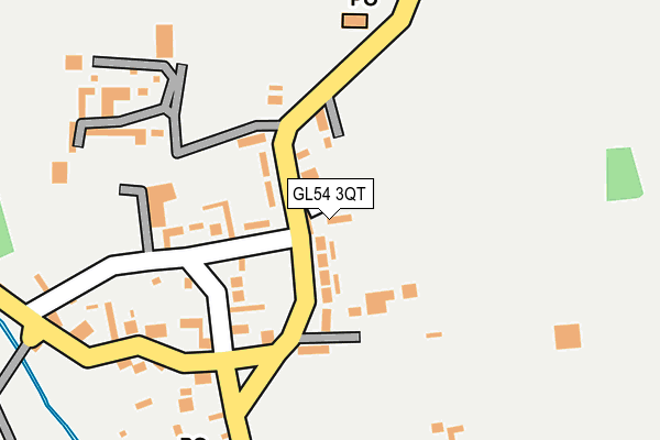 GL54 3QT map - OS OpenMap – Local (Ordnance Survey)