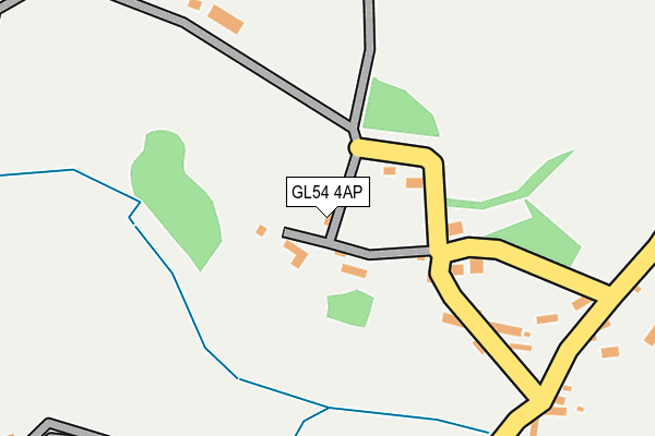 GL54 4AP map - OS OpenMap – Local (Ordnance Survey)