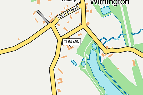 GL54 4BN map - OS OpenMap – Local (Ordnance Survey)