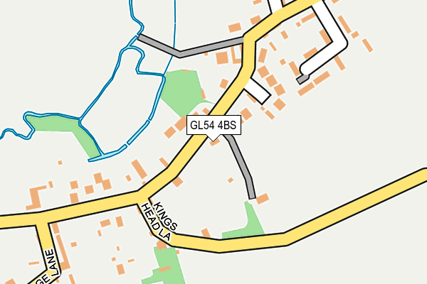 GL54 4BS map - OS OpenMap – Local (Ordnance Survey)