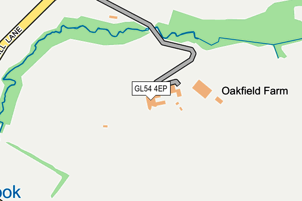 GL54 4EP map - OS OpenMap – Local (Ordnance Survey)