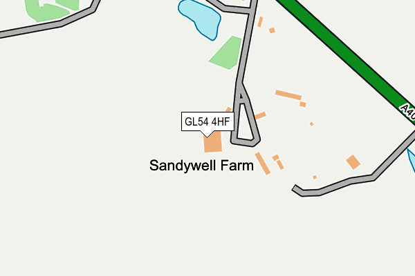 GL54 4HF map - OS OpenMap – Local (Ordnance Survey)