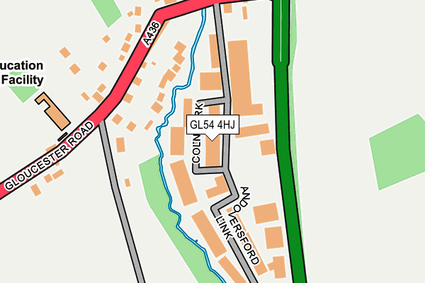 GL54 4HJ map - OS OpenMap – Local (Ordnance Survey)