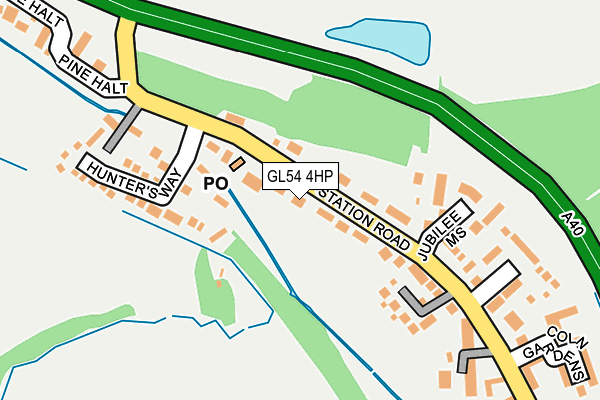 GL54 4HP map - OS OpenMap – Local (Ordnance Survey)