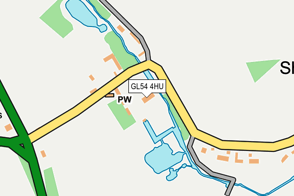 GL54 4HU map - OS OpenMap – Local (Ordnance Survey)